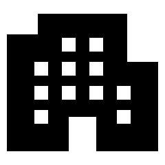 Apartment Fill Icon from Sharp Fill - Material Pro Set