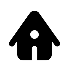 Bungalow Fill Icon from Rounded Fill - Streamline Material Set