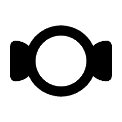 Candy Icon from Rounded Line - Streamline Material Set