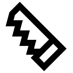 Carpenter Icon from Sharp Line - Streamline Material Set