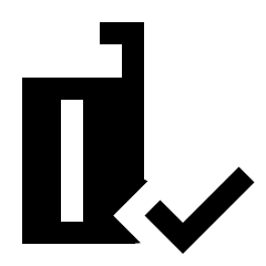 Carry On Bag Checked Fill Icon from Sharp Fill - Material Pro Set