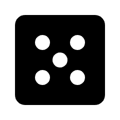 Casino Fill Icon from Rounded Fill - Streamline Material Set