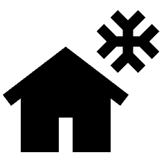 Chalet Fill Icon from Sharp Fill - Material Pro Set