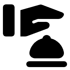 Concierge Fill Icon from Rounded Fill - Streamline Material Set