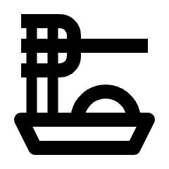 Dinner Dining Icon from Outlined Line - Streamline Material Set