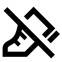 Do Not Step Icon from Sharp Line - Streamline Material Set