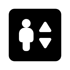 Elevator Fill Icon from Rounded Fill - Material Pro Set