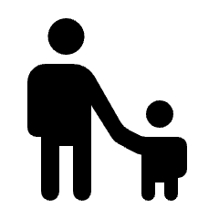 Escalator Warning Icon from Rounded Line - Material Pro Set