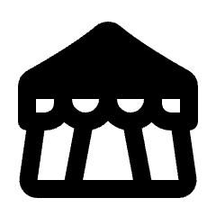 Festival Fill Icon from Rounded Fill - Streamline Material Set