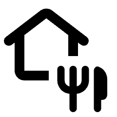 Food Bank Icon from Rounded Line - Material Pro Set