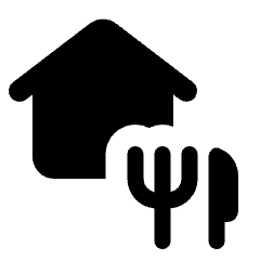 Food Bank Fill Icon from Rounded Fill - Material Pro Set