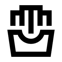 French Fries Icon from Sharp Line - Streamline Material Set