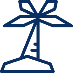 Island Icon from Cyber Line Set