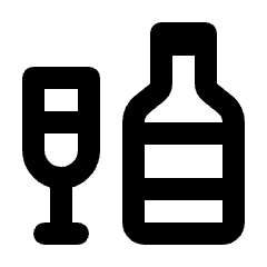 Liquor Icon from Rounded Line - Material Pro Set