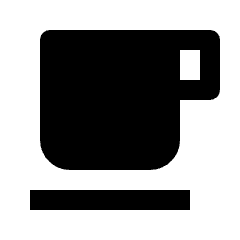 Local Cafe Fill Icon from Outlined Fill - Streamline Material Set