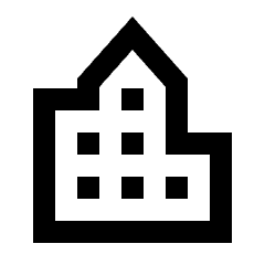 Location City Icon from Sharp Line - Streamline Material Set