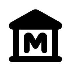 Museum Fill Icon from Rounded Fill - Material Pro Set