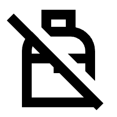 Personal Bag Off Icon from Sharp Line - Streamline Material Set