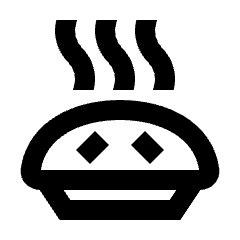 Pie Icon from Outlined Line - Streamline Material Set