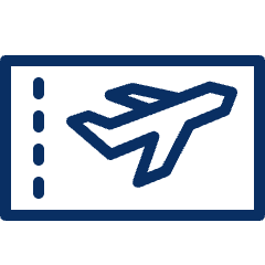 Plane Ticket Icon from Cyber Line Set