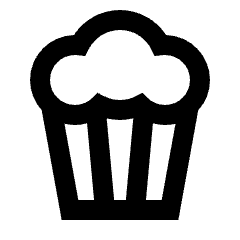 Popcorn Icon from Sharp Line - Streamline Material Set
