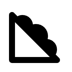 Sandwich Fill Icon from Outlined Fill - Streamline Material Set