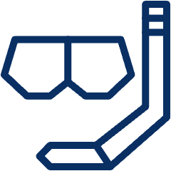 Snorkel Mask 2 Icon from Cyber Line Set