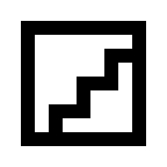 Stairs Icon from Sharp Line - Material Pro Set