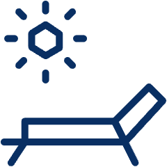 Sun Bath Icon from Cyber Line Set
