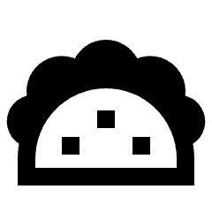 Taco Fill Icon from Sharp Fill - Streamline Material Set