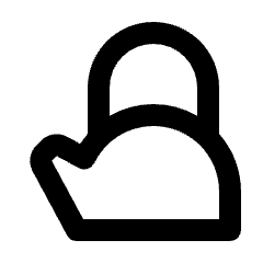 Teapot Icon from Rounded Line - Streamline Material Set