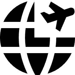 Travel Global Icon from Nova Solid Set