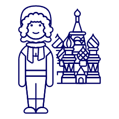 Moscow Cathedral 4 Illustration from UX Line Set