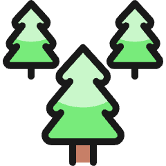 Trees Icon from Ultimate Colors Set