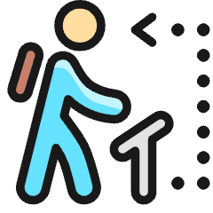 Trekking Stick Icon from Ultimate Colors Set