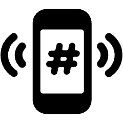 Trends Hashtag Icon from Ultimate Bold Set