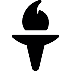 Trends Torch Icon from Ultimate Bold Set
