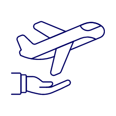 Share Flight Illustration from UX Line Set