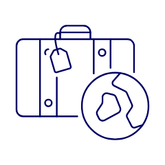 Travel Baggage 1 Illustration from UX Line Set