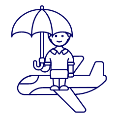 Travel Insurance 4 Illustration from UX Line Set