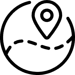 Trip Road Circle Icon from Ultimate Light Set