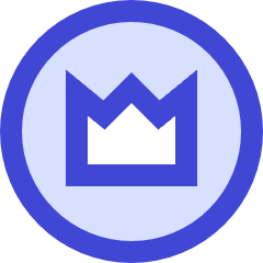 Crown Circle Icon from Sharp Duo Set