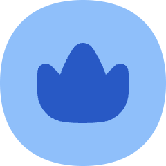 Crown Circle Icon from Flex Flat Set