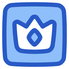 Crown Square Icon from Plump Duo Set