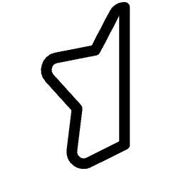 Half Star 1 Icon from Plump Line Set
