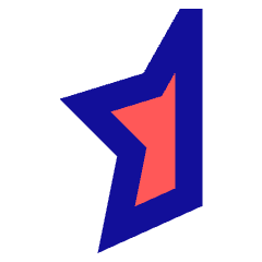 Half Star 1 Icon from Sharp Pop Set