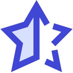 Half Star 2 Icon from Sharp Duo Set