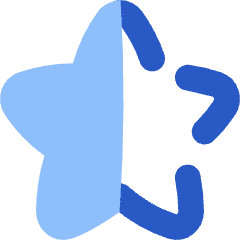 Half Star 2 Icon from Flex Flat Set