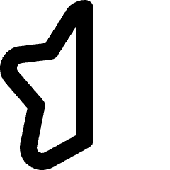 Half Star Icon from Micro Line Set