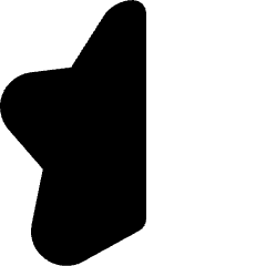 Half Star Icon from Micro Solid Set